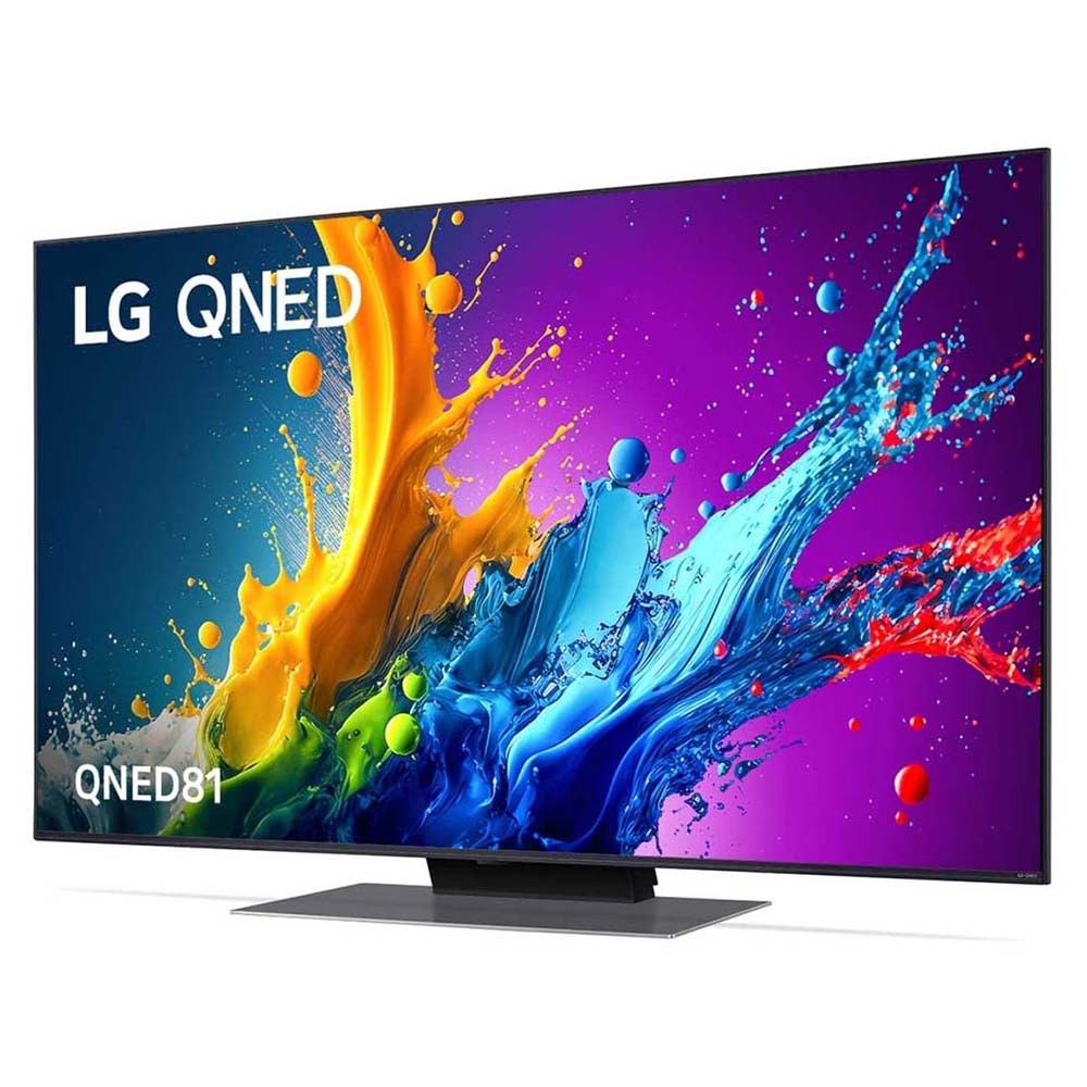 LG 43QNED81TSA 43 Inch QNED81 4K Smart TV, Front left view