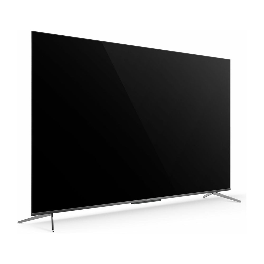 TCL 50C715 50 Inch 4K QLED Android TV, Front right view