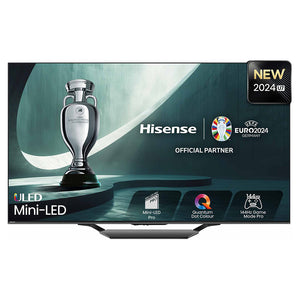 Hisense 55U7NAU 55 Inch ULED Mini LED TV, Front view