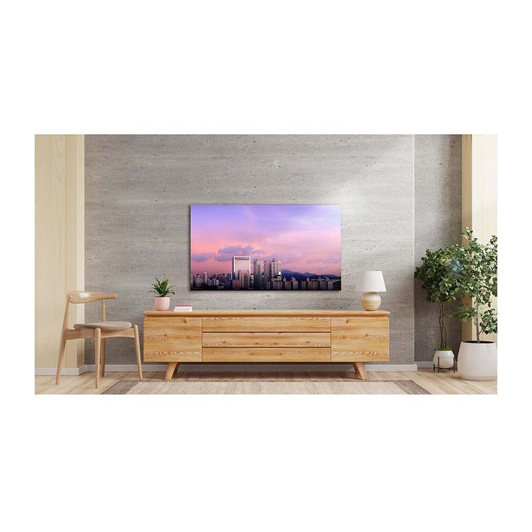LG 65QNED91SQA 65 Inch 4K QNED 91 Mini-LED Smart TV, TV mounted on wall