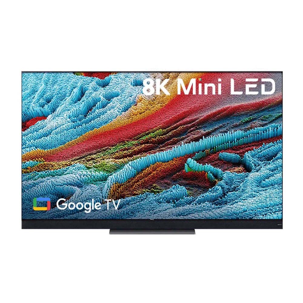 TCL 65X925 65 Inch Mini LED 8K Google TV, Front view