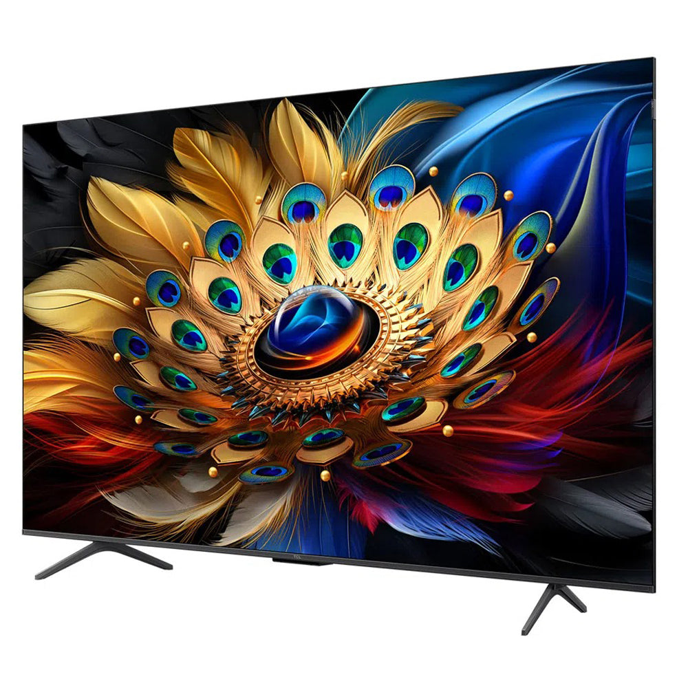 TCL 75C655 75 Inch QLED 4K Google TV, Front left view