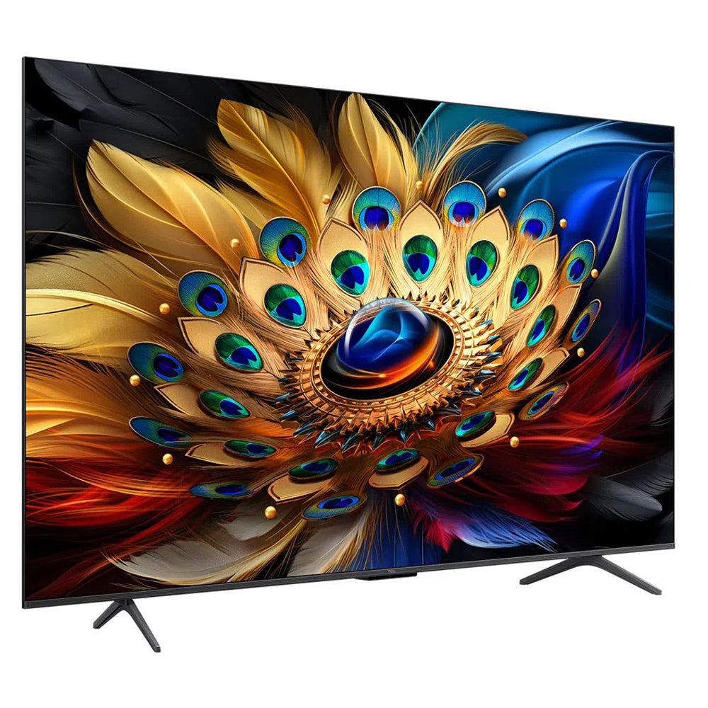 TCL 75C655 75 Inch QLED 4K Google TV, Front right view