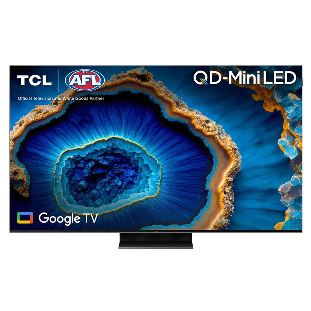 TCL 75C755 75 Inch QD-Mini LED 4K Google TV, Front view