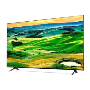 LG 75QNED80SQA QNED80 75 Inch 4K Smart QNED TV, Front left view