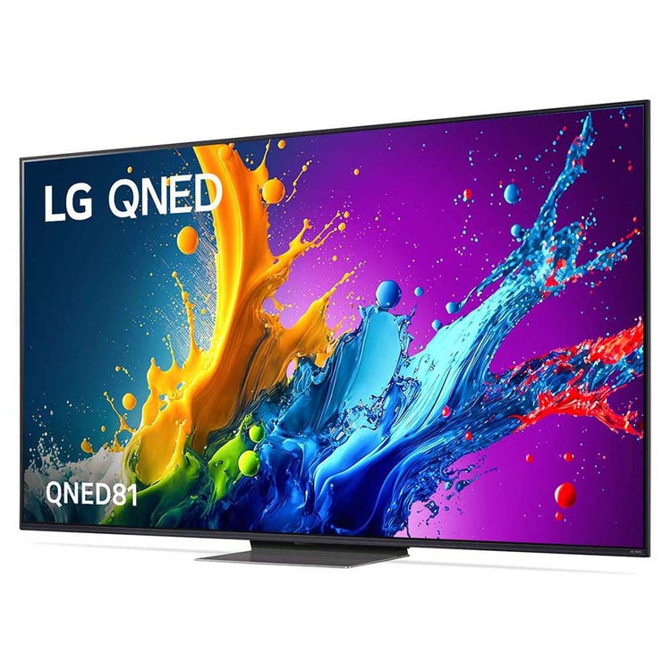 LG 75QNED81TSA 75 Inch QNED81 4K Smart TV, Front left view