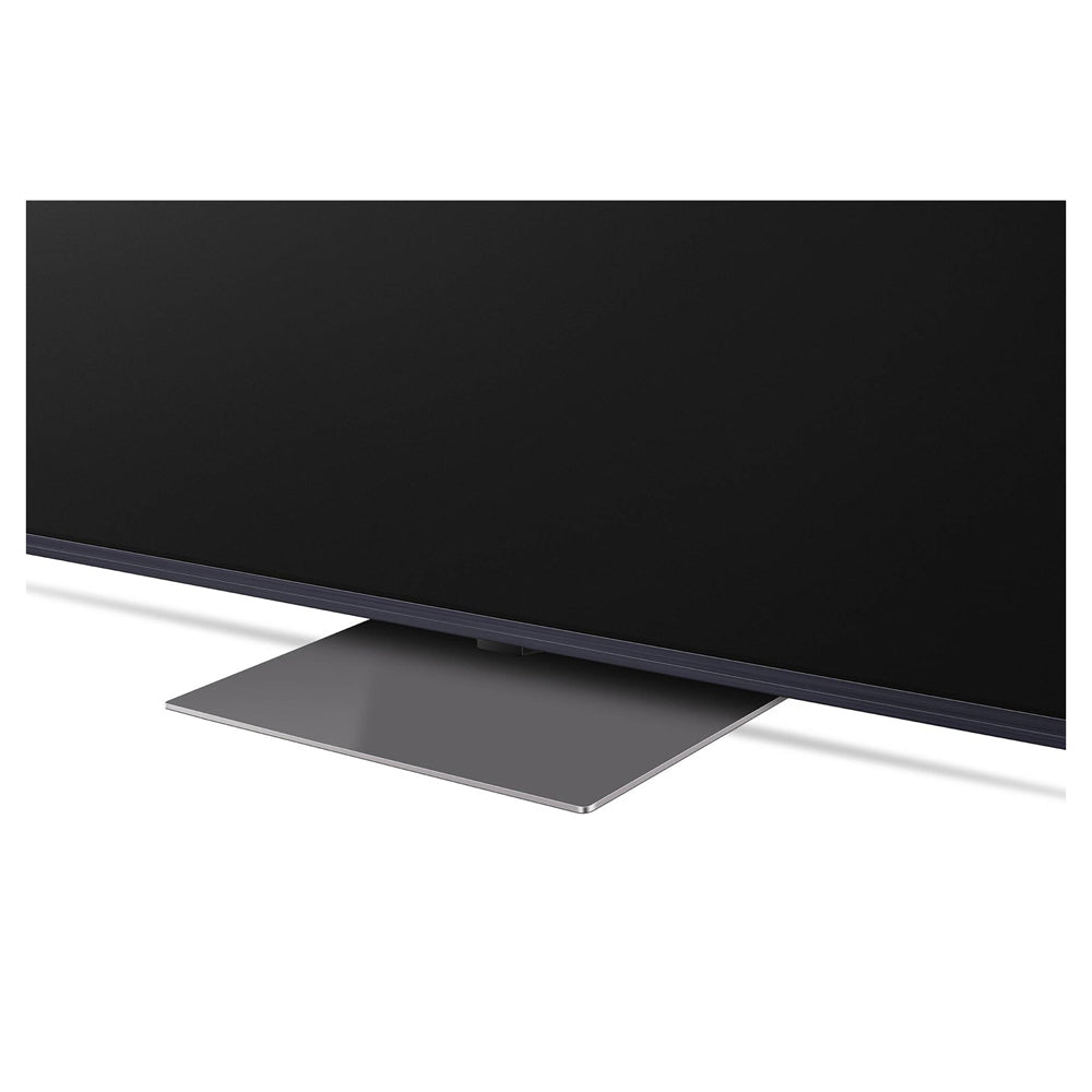 LG 75QNED86TSA 75 Inch QNED86 4K Smart TV, Base pedestal feet view