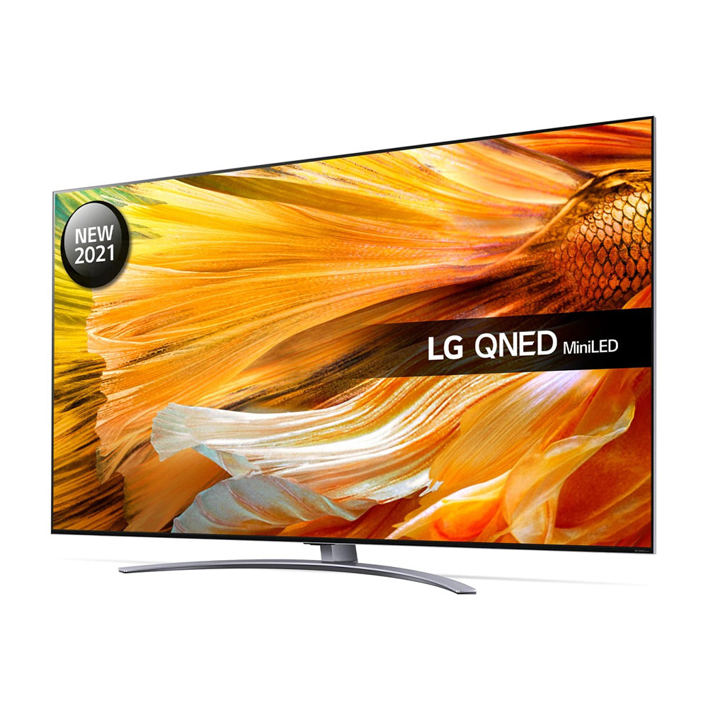 LG 75QNED91TPA 75 Inch QNED Mini LED 4K Smart TV, Front left view