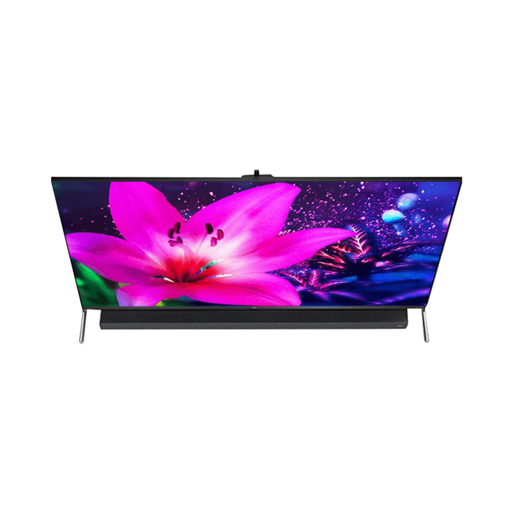 TCL 75X915 75 Inch 8K QLED Android TV, Front top view