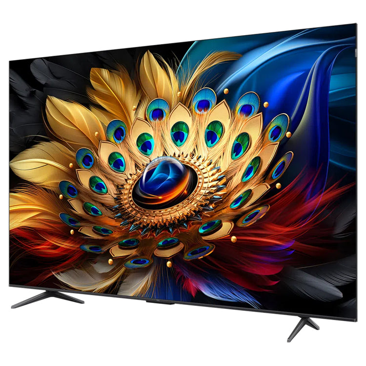 TCL 85C655 85 Inch QLED 4K Google TV, Front left view