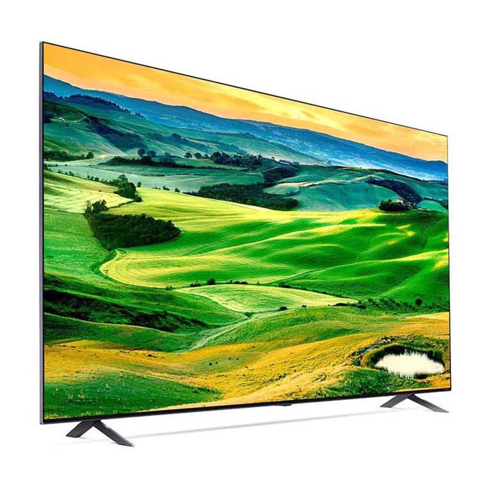 LG 86QNED80SQA QNED80 86 Inch 4K Smart QNED TV, Front right view