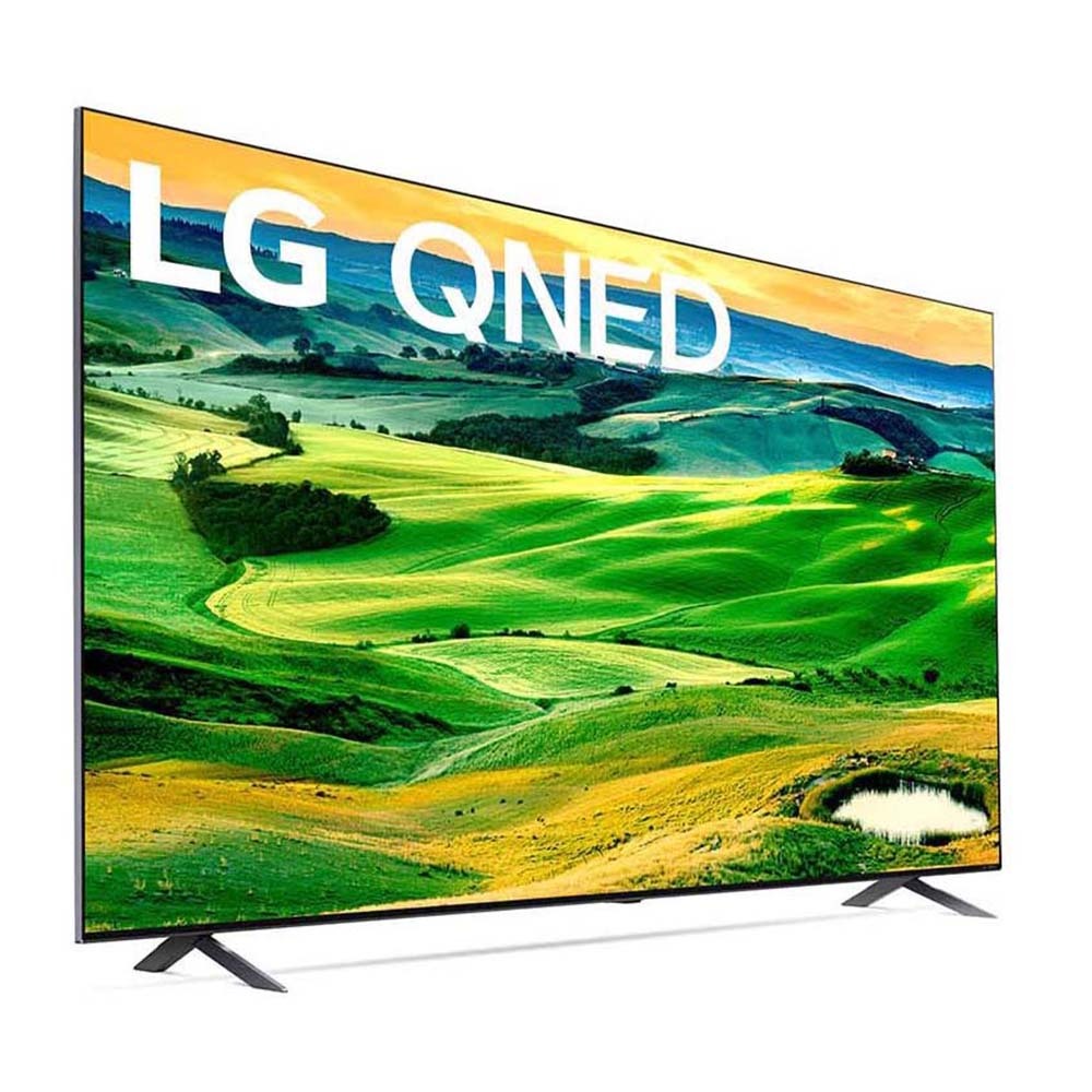 LG 86QNED80SQA QNED80 86 Inch 4K Smart QNED TV, Front right view 2