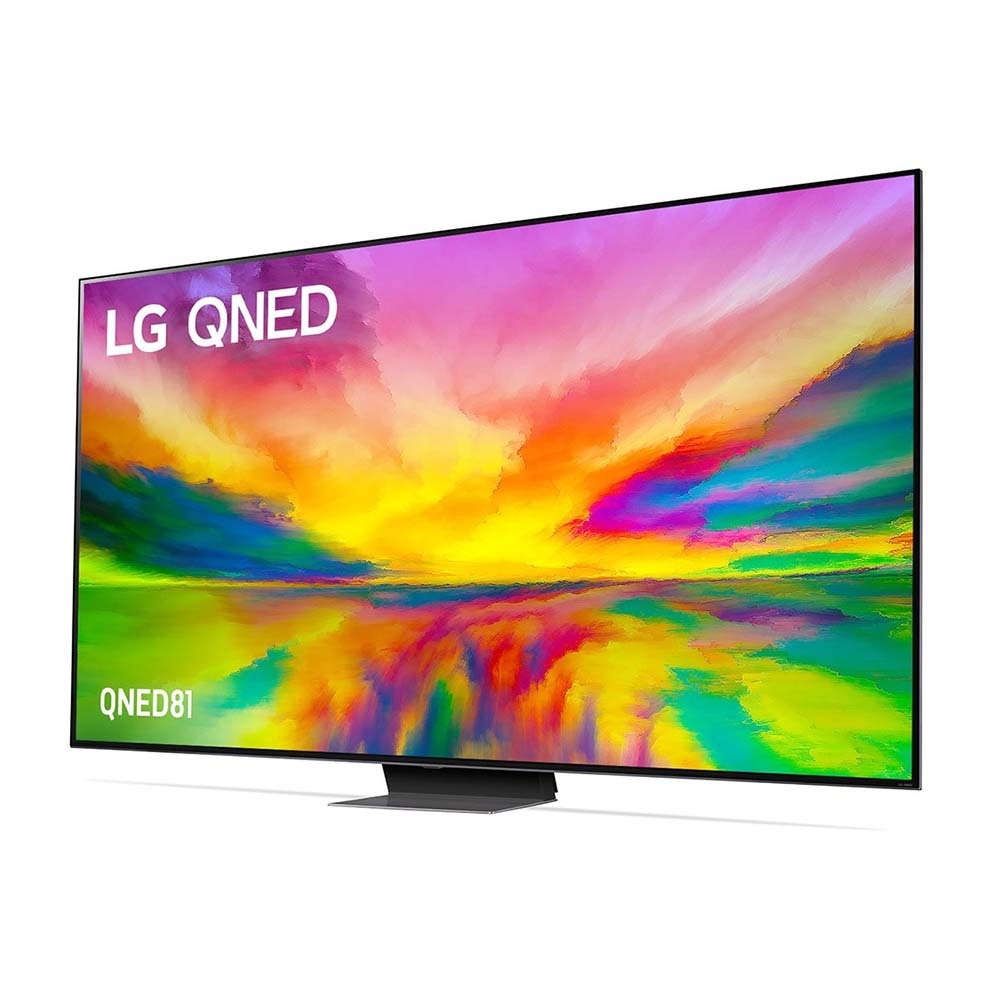 LG 86QNED81SRA QNED81 86 inch 4K Smart QNED TV, Front left view