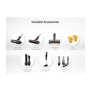 LG A9N-FLEX Powerful Cordless Handstick Vacuum, Accessories