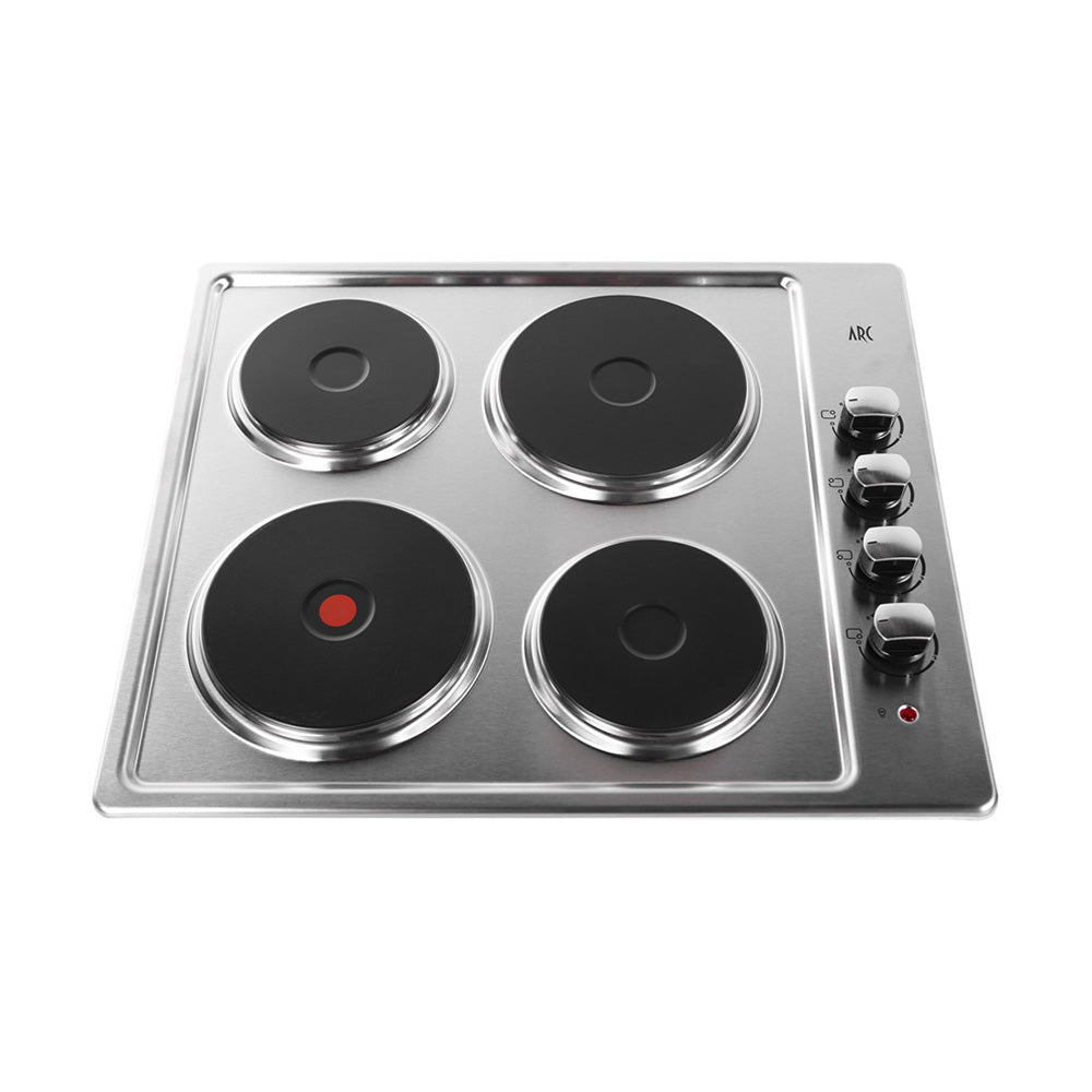 Arc ACPE2 60cm Electric Oven & Electric Cooktop Pack, Cooktop view