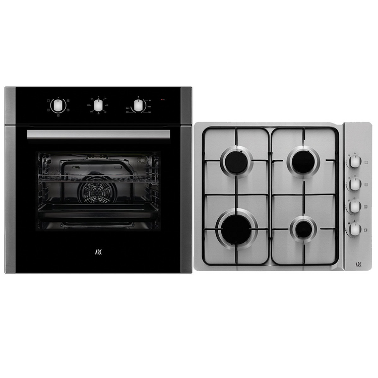 Arc ACPG2 60cm Electric Oven & 60cm Gas Cooktop Pack