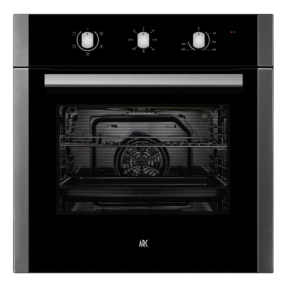 Arc ACPG2 60cm Electric Oven & 60cm Gas Cooktop Pack, Front view