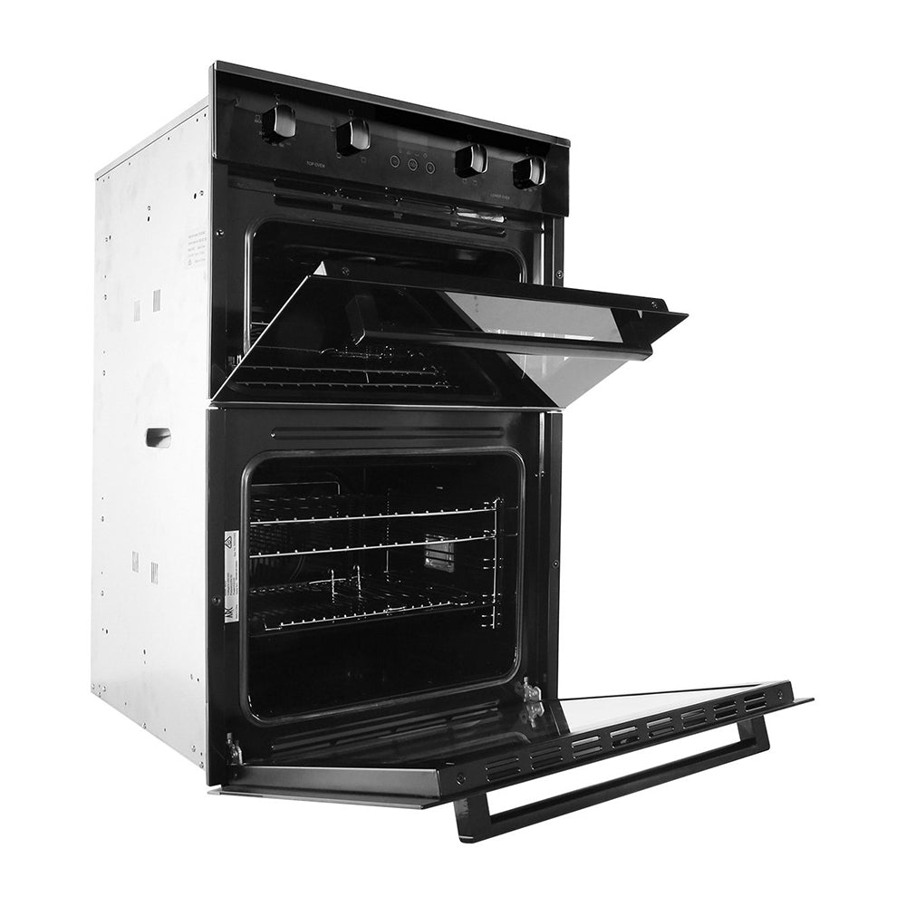 Arc AR2S 60cm Electric Built-In Double Oven, Side view front open