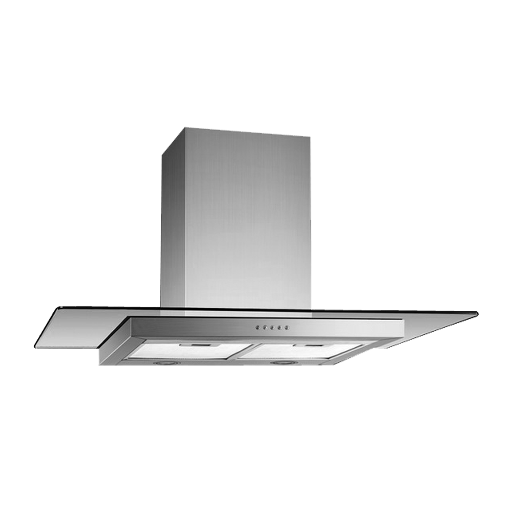 Astivita ASTCAN90SSGL 90cm Glass Canopy Rangehood