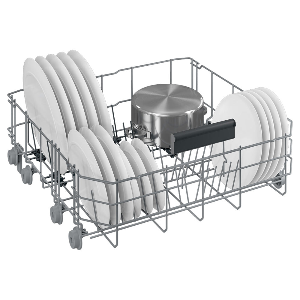 Beko BDF1410X Stainless Steel 14-place Settings Freestanding Dishwasher, Cutlery basket view