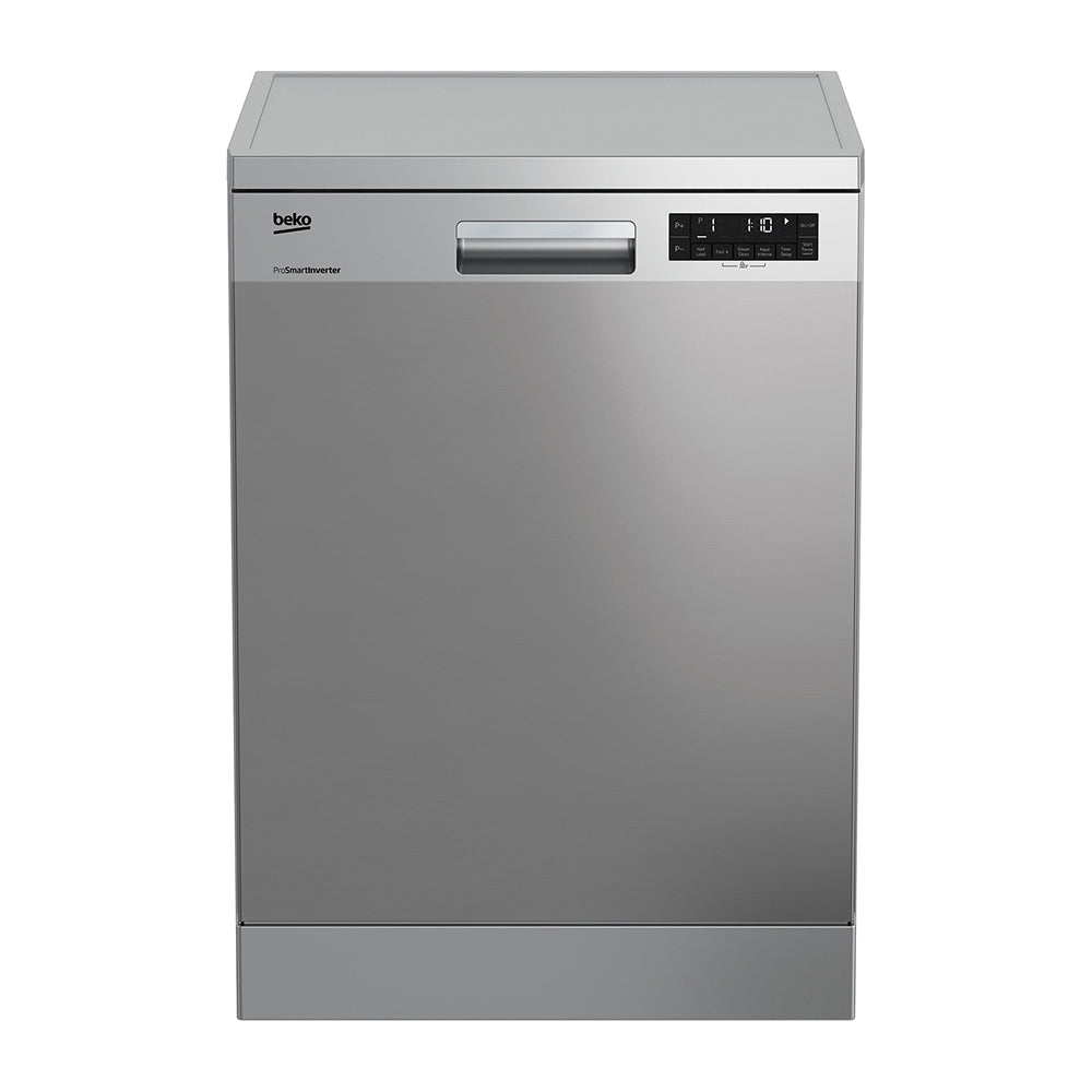 Beko BDF1620X Stainless Steel 16 Place Settings Freestanding Dishwasher