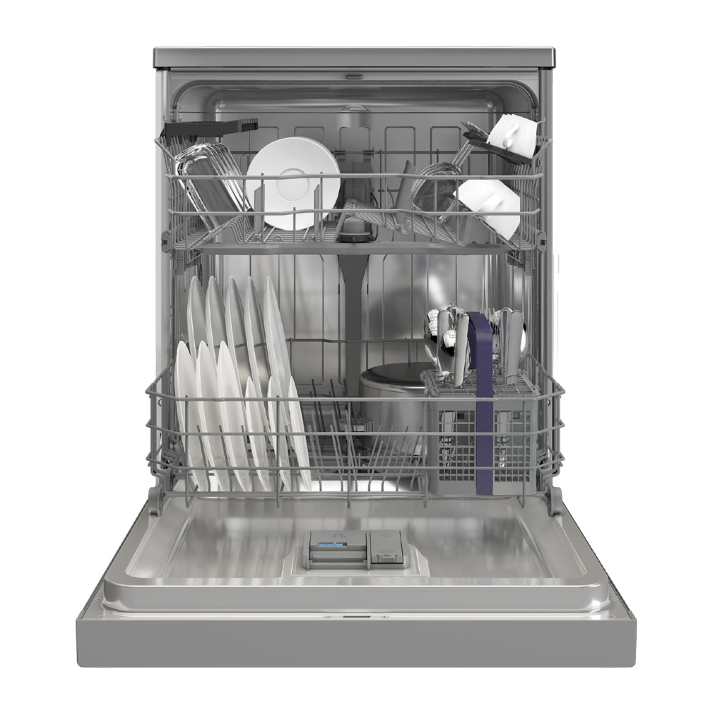 Beko BDFB1410X Freestanding 14 Place Setting Dishwasher with Intense Hygiene