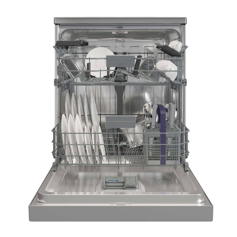 Beko BDFB1430X 14 Place Setting Stainless Steel Freestanding Dishwasher