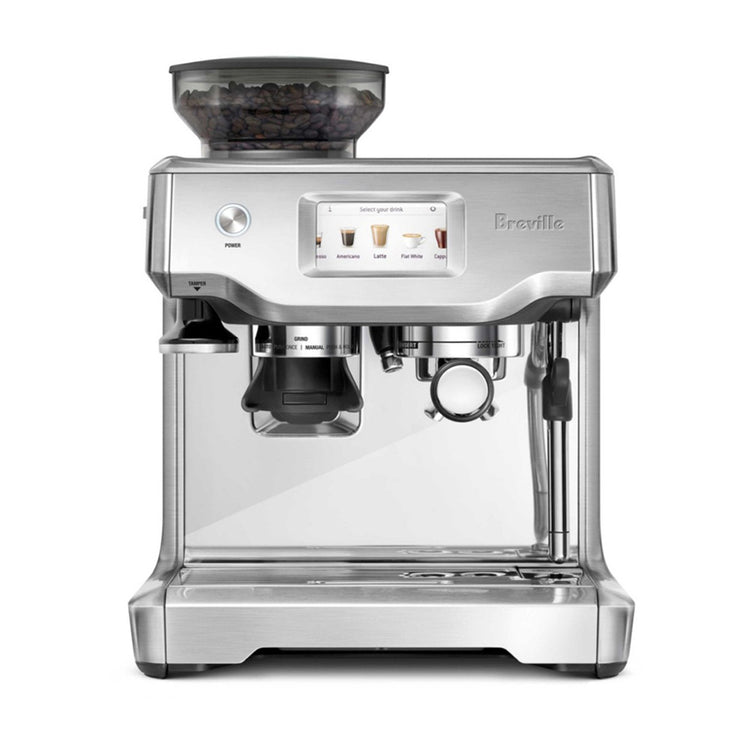 Breville BES880BSS Barista Touch Espresso Machine, Front view