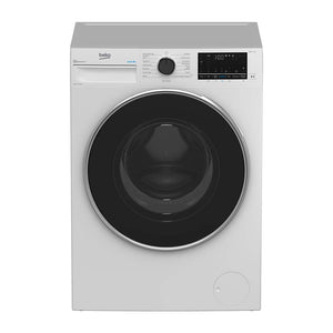 Beko 9kg Front Load Washing Machine with Autodose and Steam BFLB902ADW, Front view