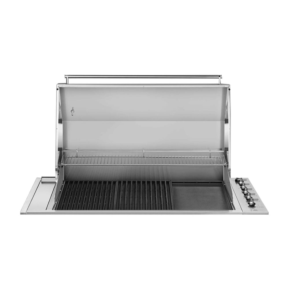 Smeg BQI1205HAU Stainless Steel Built-In Barbecue, Image 1