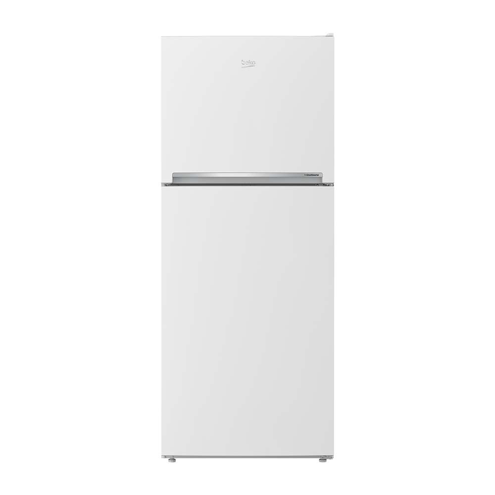 Beko BTM425PX 424L Top Mount Fridge, Front view