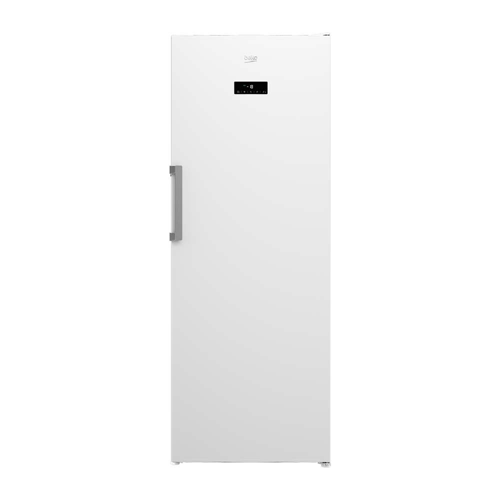 Beko 404L Frost Free Upright Freezer White BVF404W, Front view