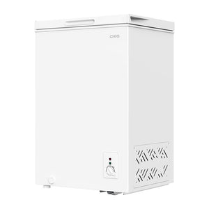 CHiQ 99L Hybrid Chest Freezer CCF099DW, Front left view