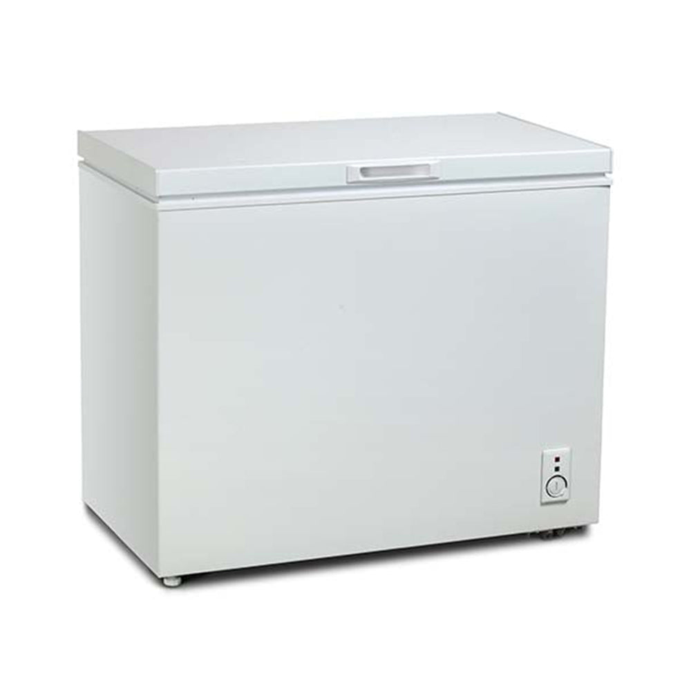 CHiQ 200L Chest Freezer White CCF200W, Front right view 