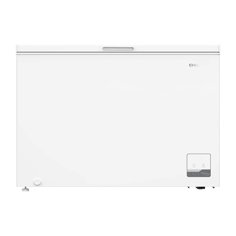 CHiQ CCF299WE 299L Hybrid Chest Freezer White, Front view