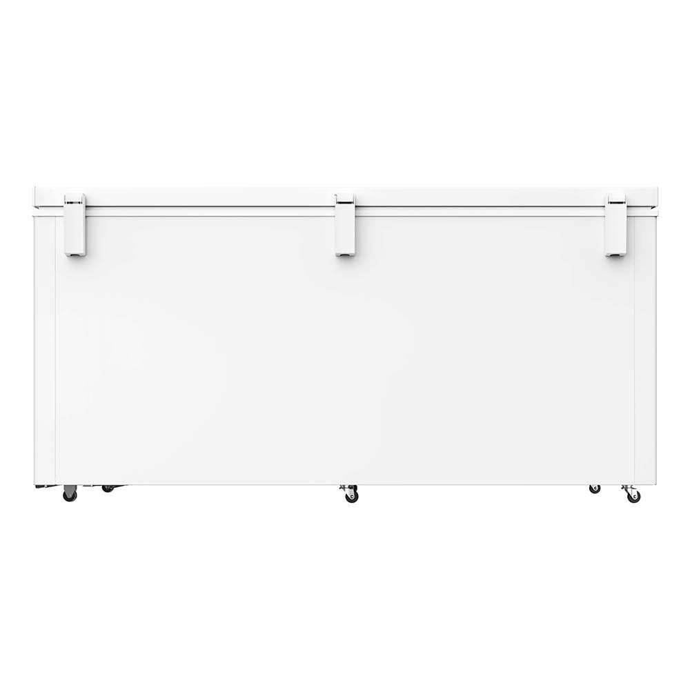 CHiQ CCF500WE 500L Hybrid Chest Freezer White, Back view