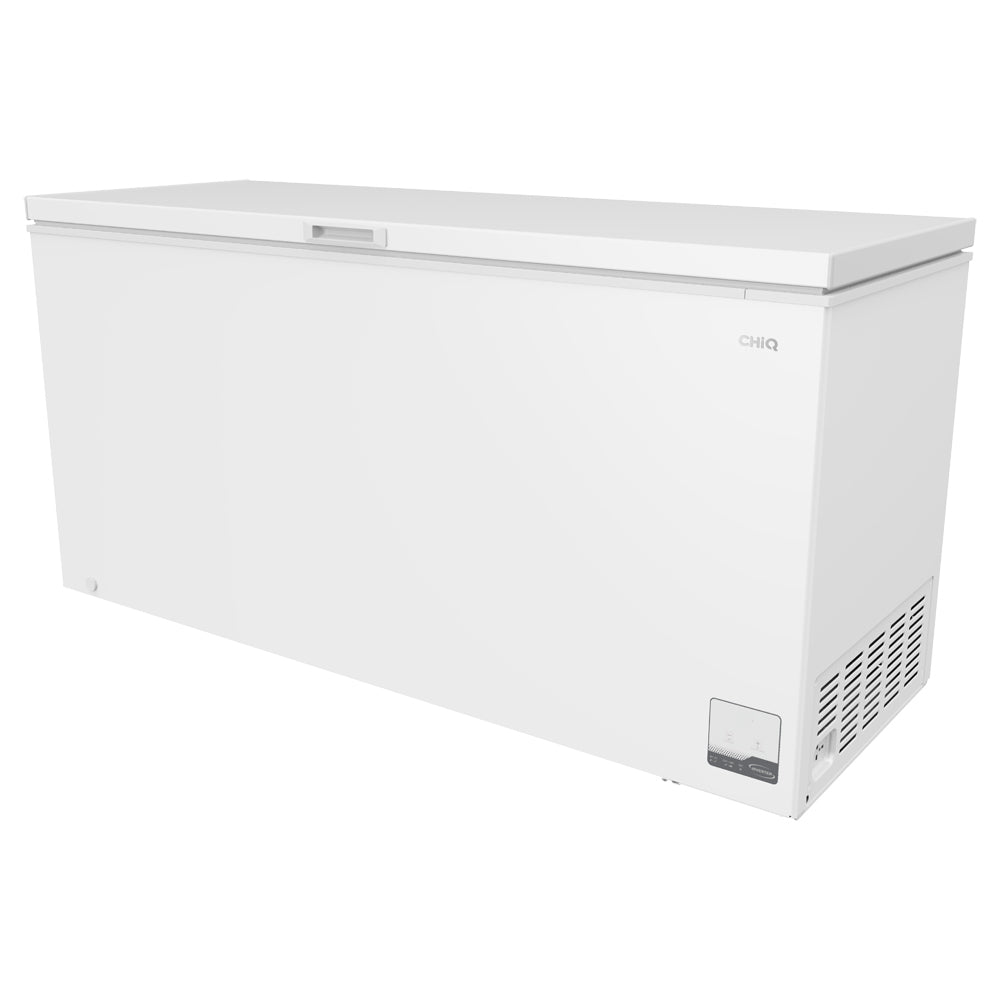 CHiQ CCF700WE 700L Hybrid Chest Freezer, Front left view