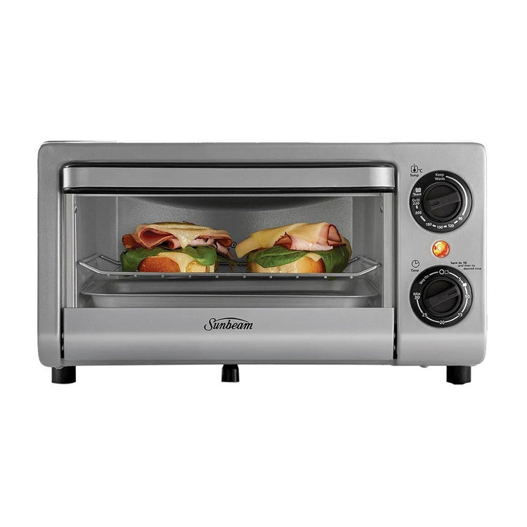 Sunbeam COM1000SS Mini Bake & Grill 10L Compact Oven, Front view