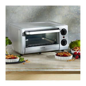 Sunbeam COM1000SS Mini Bake & Grill 10L Compact Oven, Front right view