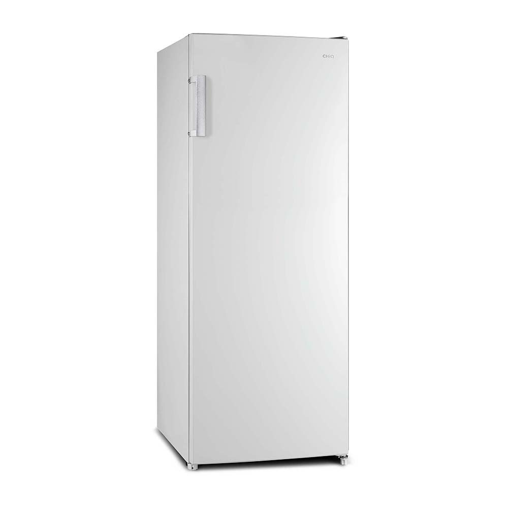 CHiQ 166L Upright Freezer White CSF166NW, Front right view