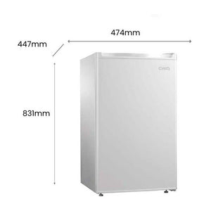 CHiQ CSR125DW 125L Bar Fridge White, Dimensions