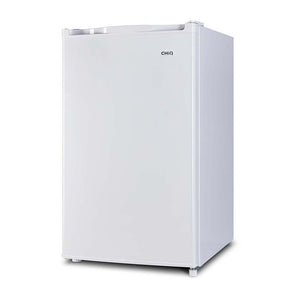 CHiQ CSR125DW 125L Bar Fridge White, Front left view 