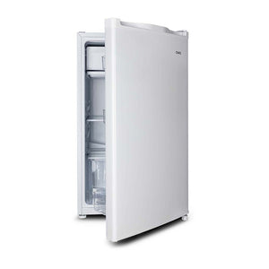 CHiQ CSR125DW 125L Bar Fridge White, Front view with door open