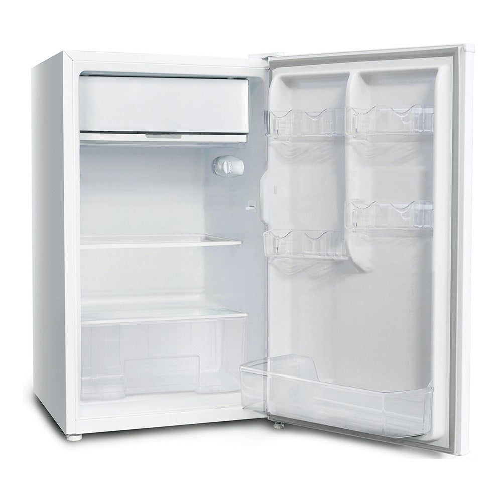 CHiQ 126L Bar Fridge White CSR128W, Front right view with door open