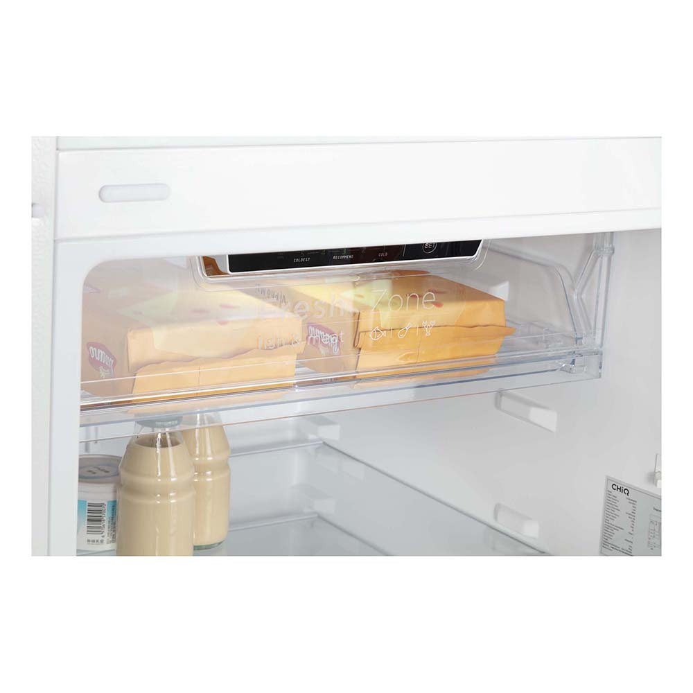 CHiQ CTM348NW5E 348L Top Mount Fridge White