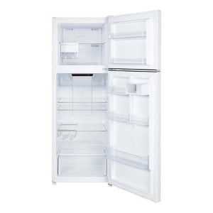 CHiQ 348L Top Mount Fridge White CTM348NW5E, Front view with doors open