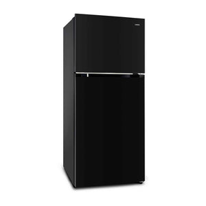 CHiQ 410L Top Mount Fridge Black CTM407NB3, Front right view