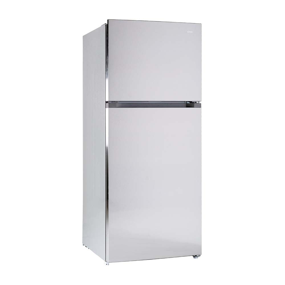 CHiQ CTM408NSS 410L Top Mount Fridge Stainless Steel