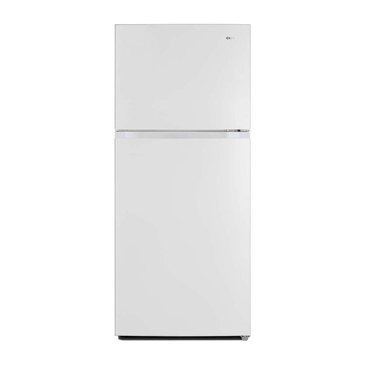 CHiQ 410L Top Mount Fridge White CTM410NW, Front view