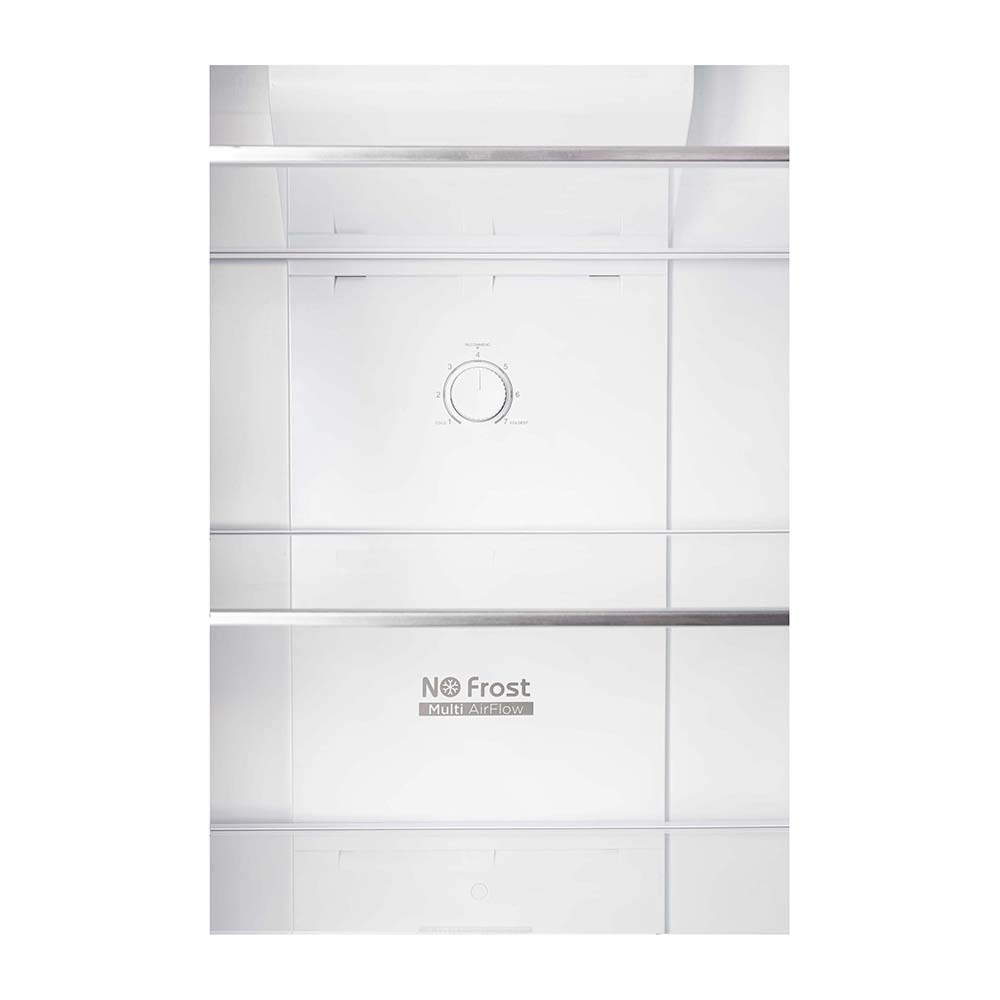 CHiQ 410L Top Mount Fridge White CTM410NW, Glass shelf view